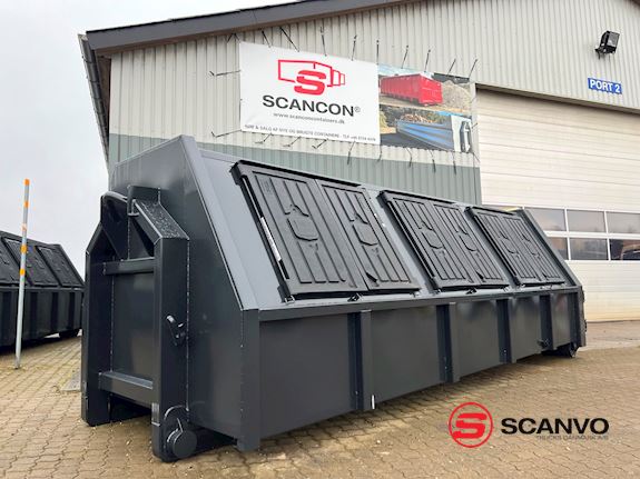 Scancon SL5015 - 5000mm lukket container 15m3 Lukket affaldscontainer - 1