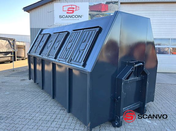 Scancon SL5029 - 5000mm lukket container 29m3 Lukket affaldscontainer - 1