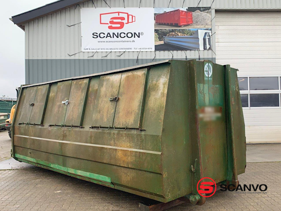 HC-Container 5000mm - 20m3 Lukket affaldscontainer - 1