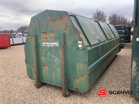 Sydfyns Jernvarefabrik 6000mm - 26m3 Lukket affaldscontainer - 1