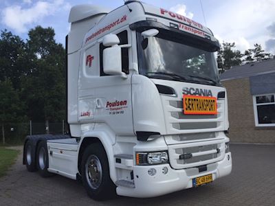 Poulsen Transport ny Scania R580 6x2