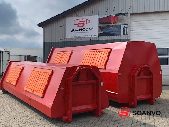 Scancon SL6017 - 6000 mm lukket container 17m3 Lukket affaldscontainer - 1