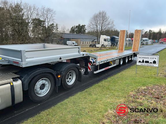 Hangler SDS-H 510-T 3-aks maskintrailer - dobbelt ramper Tieflader - 1