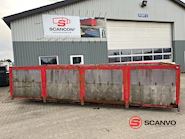 Verschiedene 18m3 - Finer container m/rustfri bund pritsche - 2