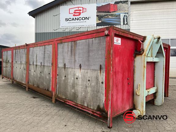 Verschiedene 18m3 - Finer container m/rustfri bund pritsche - 1