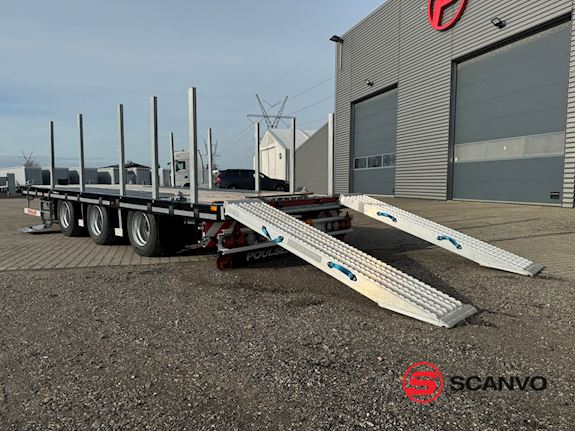 Hangler 6,90m + løse ramper Tieflader - 1