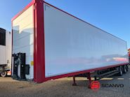 Kel-Berg 13,6 mtr. - 94m3 - 2500 kg lift Boks Trailer - 2