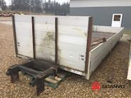 Kjeldsen Karosseri Fabrik 8,0 mtr fastlad med plads til kran Pritsche und kran - 4
