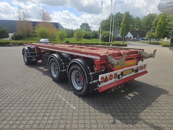 CMT 6 - 6,5mtr container med 3 vejs tip, Behältertransportanhänger