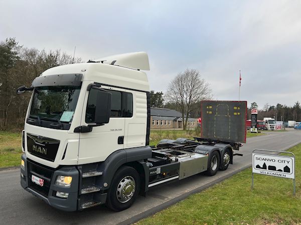 MAN TGS 26-500 6x2-4 LL, Wechselrahmen/Containeranhänger