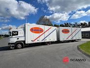 Scania R410 DB 4x2 MLB + tandem trailer 121m3 Closed box - 7