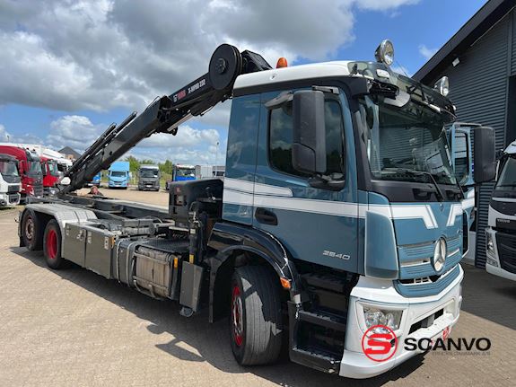 Mercedes-Benz Antos 2540 L - Hiab 232E5 kran Abroller/Kran - 1