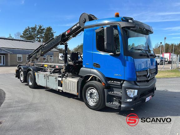 Mercedes-Benz Antos 2546 - Hiab 192 E kran Container system/crane - 1