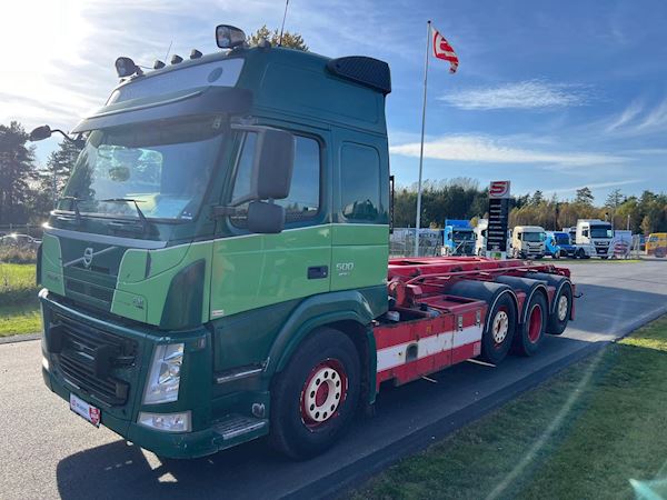 Volvo FM500 8x2*6 rigid pusher/tag tridem, Hejs