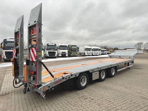 Hangler 3-aks 2,80m ramper, Tieflader
