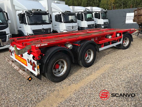 Kel-Berg D24B3 7,0 - 7,5 mtr. containere Behältertransportanhänger - 1