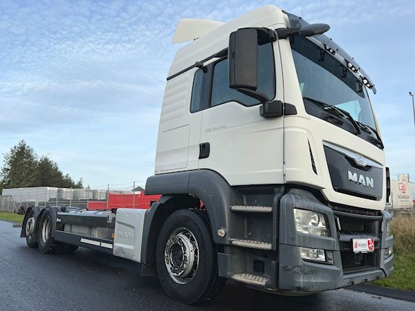 MAN TGS 26-440 6x2-4 LL, Wechselrahmen/Containeranhänger