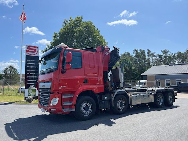 DAF CF 480 FAX 8x2*6, Hejs/kran