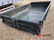 Scancon S4407 - 7 m3 container (Lav kroghøjde) Åben - 2