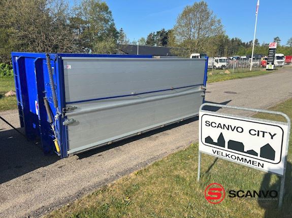 HC-Container S4619 4,6 mtr. alu sideåbning bagdøre Åben - 1