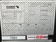 Schmitz 13,6 mtr kasse - lodretstående lift Boks Trailer - 9