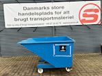 Diverse Vip container 765 ltr / 0,9m3 gaffellommer m/transport hjul Tip / vip container 