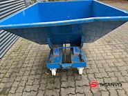 Intra Materialhantering AB Vip container 765 ltr / 0,9m3 gaffellommer m/transport hjul Tip / vip container - 3