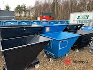 Intra Materialhantering AB Vip container 765 ltr / 0,9m3 gaffellommer m/transport hjul Tip / vip container - 6