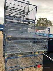 Intra Materialhantering AB Vip container 765 ltr / 0,9m3 gaffellommer m/transport hjul Tip / vip container - 8