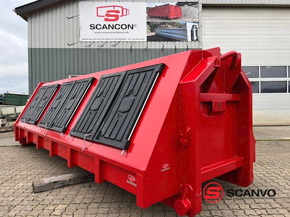 Scancon SL5015 - 5000mm lukket container 15m3 Lukket affaldscontainer - 1