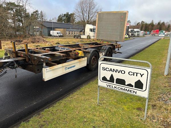 Krone ZZW 18 EL  containerlåse - zepro lift, Wechselrahmen/Containeranhänger