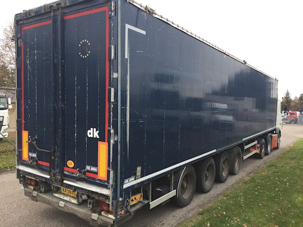 Kel-Berg 92m3 alu kasse + folde/slæde lift, Walkingfloor