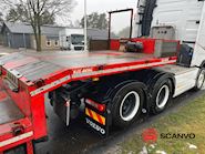 Kel-Berg 12,5 mtr maskin/ blokvogns trailer + udtræk - dobbelt ramper Udtrækkelig - 4