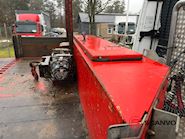 Kel-Berg 12,5 mtr maskin/ blokvogns trailer + udtræk - dobbelt ramper Udtrækkelig - 8