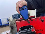 Kel-Berg 12,5 mtr maskin/ blokvogns trailer + udtræk - dobbelt ramper Udtrækkelig - 11