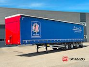 Hangler 3-aks gardintrailer hævetag + skydetag Gardin - 4