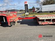 Kel-Berg 13,5 mtr maskin/ blokvogns trailer + udtræk - dobbelt ramper Udtrækkelig - 2