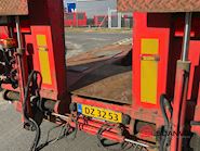 Kel-Berg 13,5 mtr maskin/ blokvogns trailer + udtræk - dobbelt ramper Udtrækkelig - 10