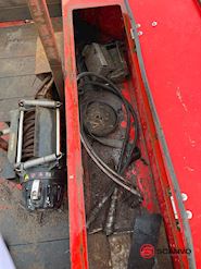 Kel-Berg 13,5 mtr maskin/ blokvogns trailer + udtræk - dobbelt ramper Udtrækkelig - 20