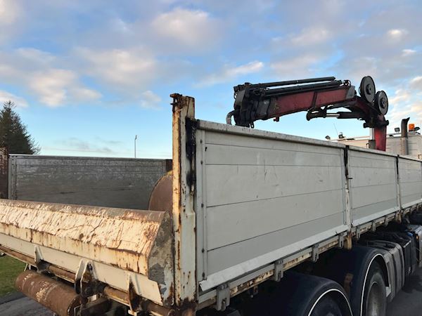 HMF HLK 6,1 mtr - alu sider aut bagsmæk, open