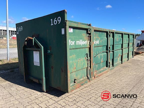 Miljø Art A/S 24m3 container - 6500 mm - Lukket frontrum Combi - 1