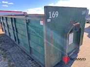 Miljø Art A/S 24m3 container - 6500 mm - Lukket frontrum Combi - 3