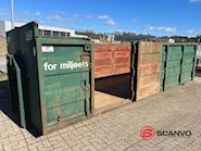 Miljø Art A/S 24m3 container - 6500 mm - Lukket frontrum Combi - 4