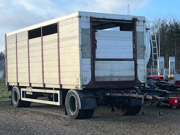 HFR 7,15 mtr alu kasse + læsse rampe, Dyretransport