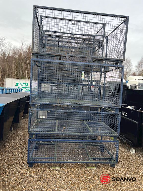 Diverse B 1350 x H 1000  x L 2230 mm Gitterrammer / container bur - 1