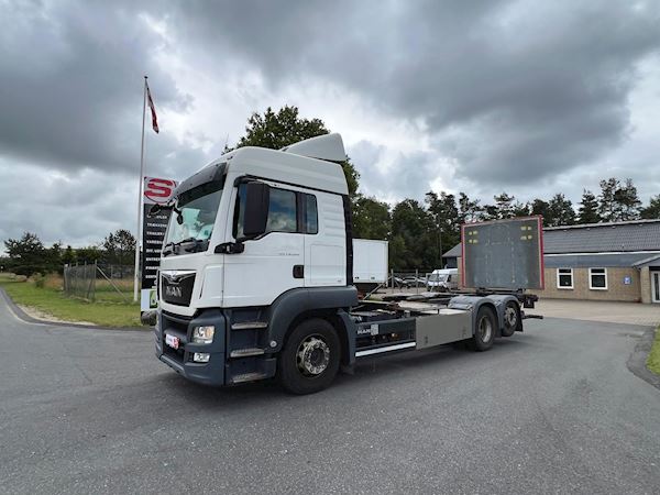 MAN TGS 26-500 6x2-4 LL, Veksellad/Container