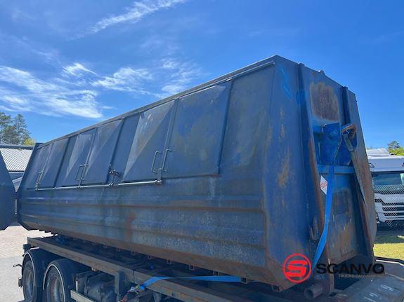 Scancon SL6125 6150 mm 2 x 3 sidelåger Lukket affaldscontainer - 1
