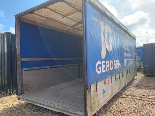 Diverse 7450 mm gardinsider + alu sider, Gardin