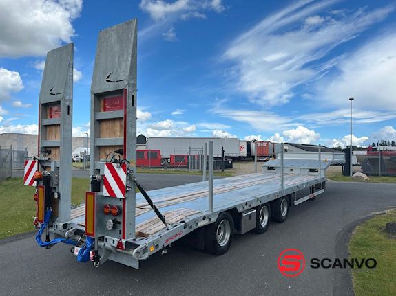 Hangler SDS-H 510-T 3-aks maskintrailer - dobbelt ramper Maskintransport - 1