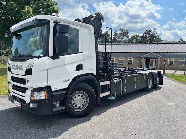 Scania P 420 B 6x2 NB - Hiab X-Hipro 192 E4, Hejs/kran